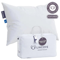Lincove Signature Canadian Hutterite Down Pillow White 1 Pack