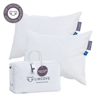 Lincove Signature Canadian Hutterite Down Pillow White 1 Pack