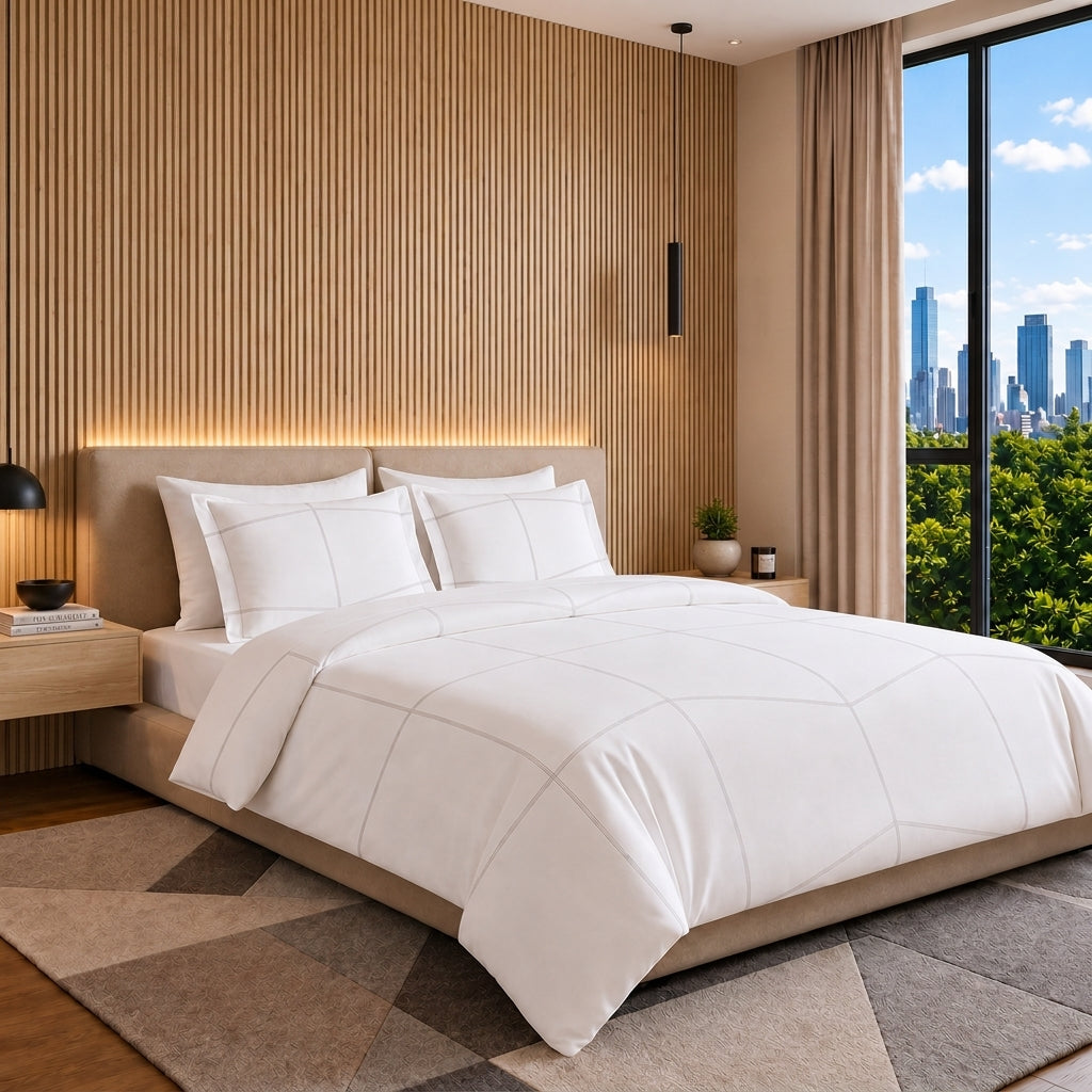 Lincove 100% Cotton Duvet Cover Set Sofía Twin 1 Pack